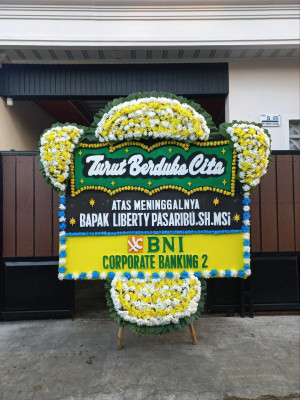 Papan Bunga Duka di Merigi Sakti