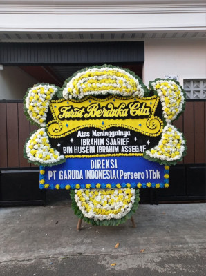 Papan Bunga Duka di Merigi Sakti