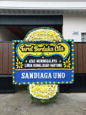 Papan Bunga Duka di Merigi Sakti