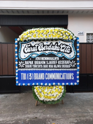 Papan Bunga Duka di Merigi Sakti